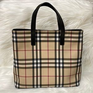 Burberry Nova Check Coated Canvas